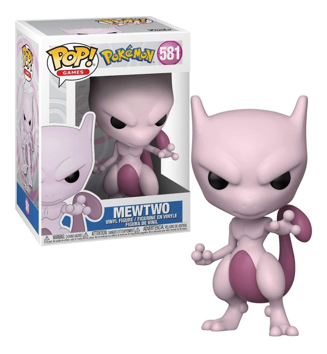 Funko Pop! Jogos: Pokémon - Boneco Vinil Mewtwo - Imagem 5