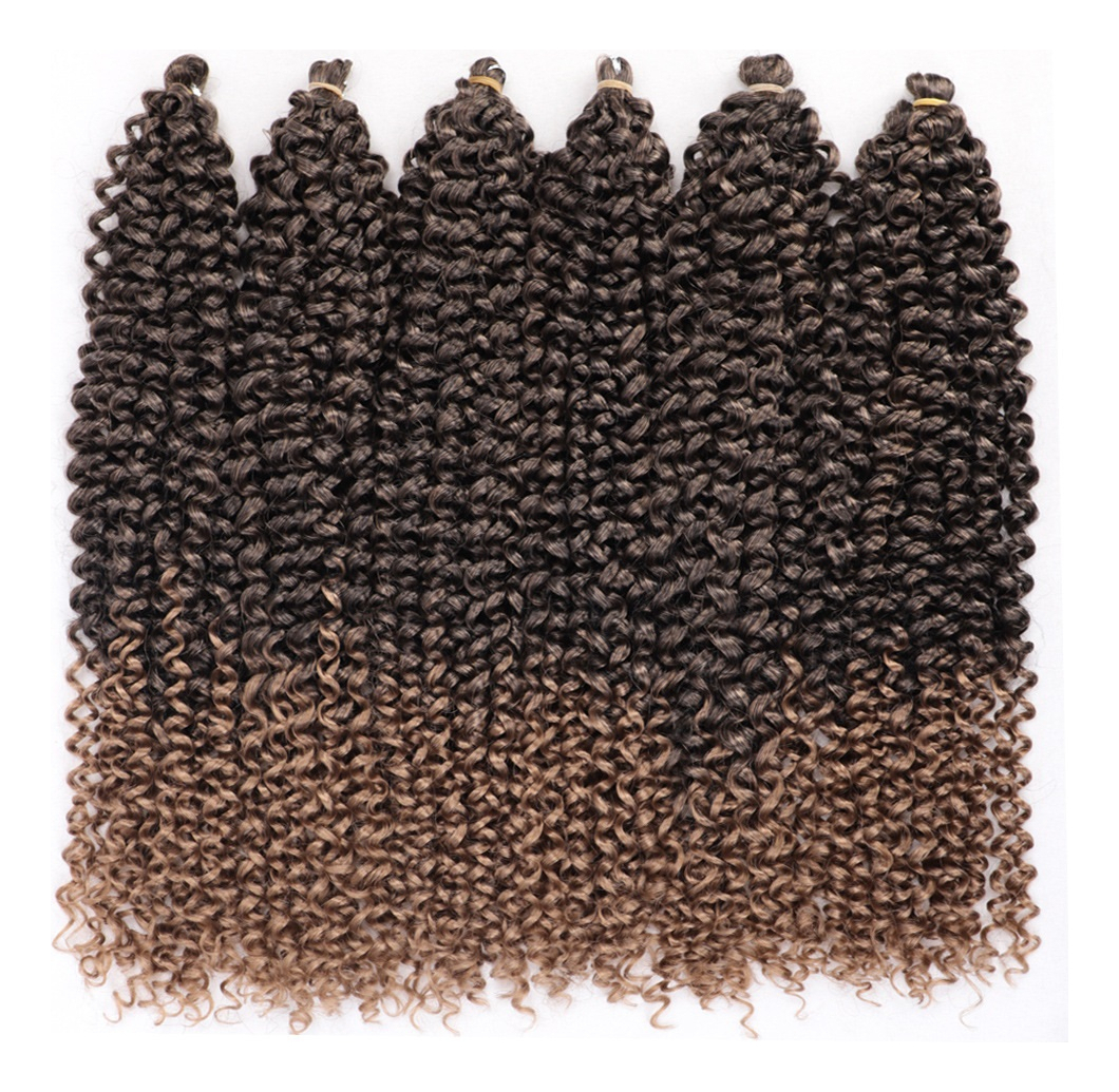 Mega Hair Cabelo Bio Vegetal Cacheado Para Aplique E Braid - Imagem 6