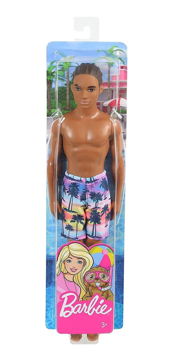 Boneca Barbie Ken Beach Vestindo Mai Estampa - Imagem 6