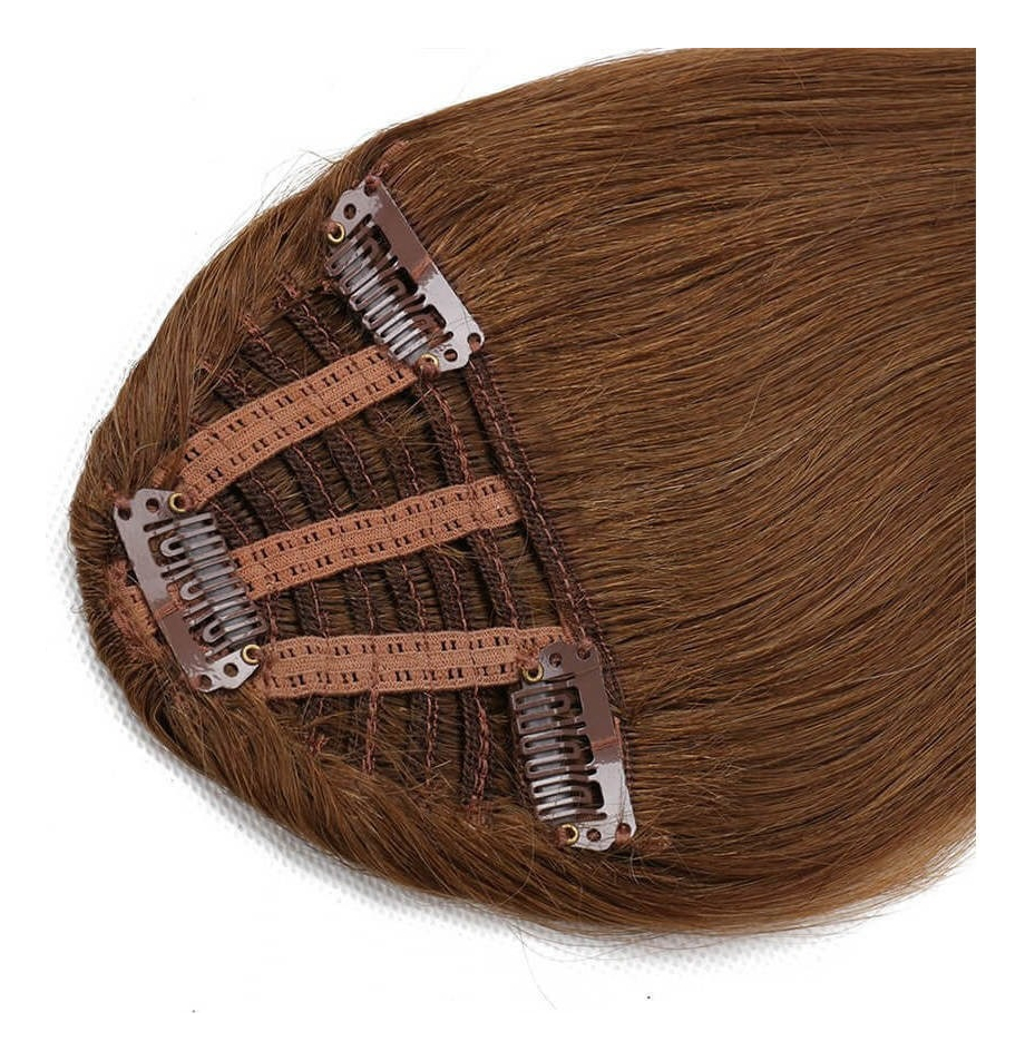 Peruca Cabelo Humano Virgem 20cm Franja - Imagem 5