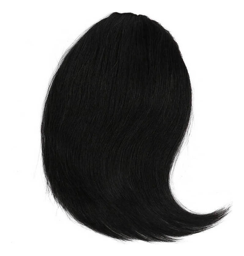 Peruca Cabelo Humano Virgem 20cm Franja - Imagem 29