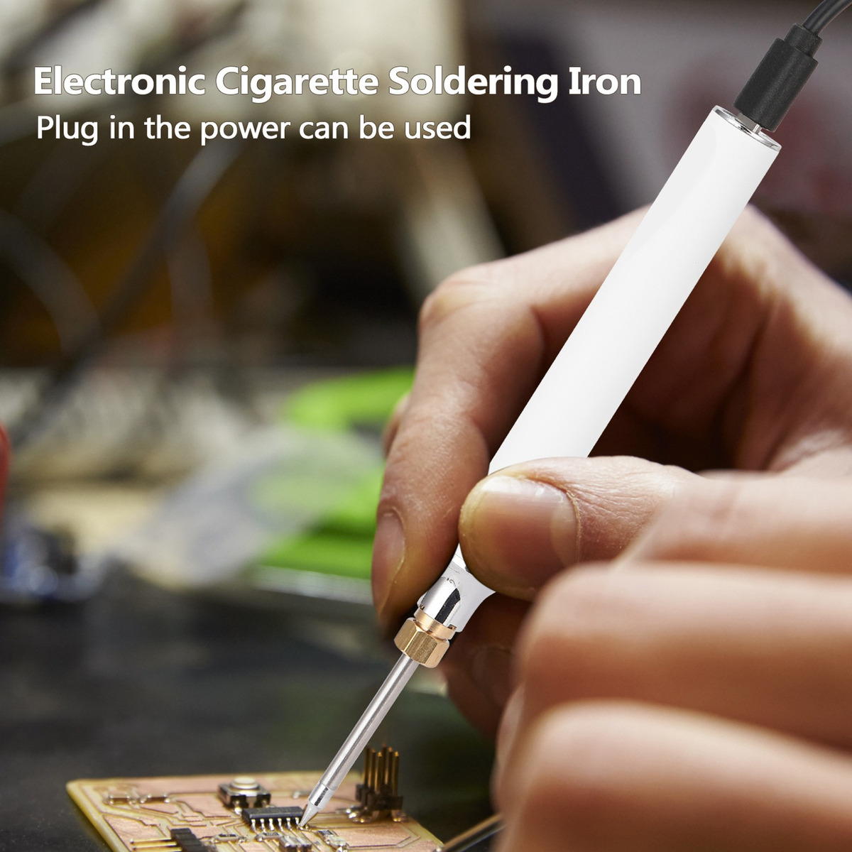 Ferro De Solda De Carregamento Usb 5v 8w Ajustável - Imagem 6