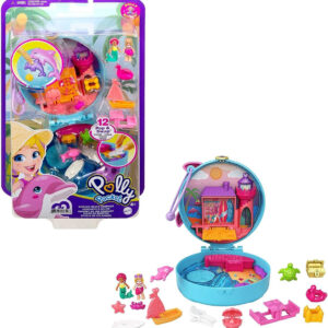 Polly Pocket Dolphin Beach Compacto Beachadventure Tema Com