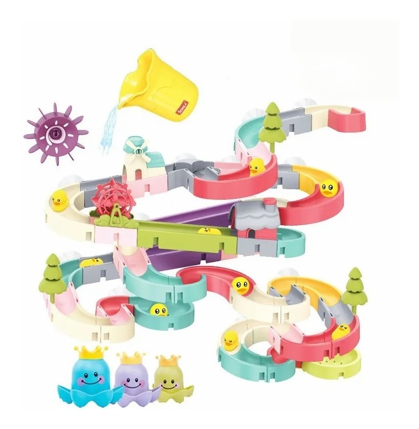 Brinquedos De Banho De Bebê Diy Corrida De Corrida De Mármor