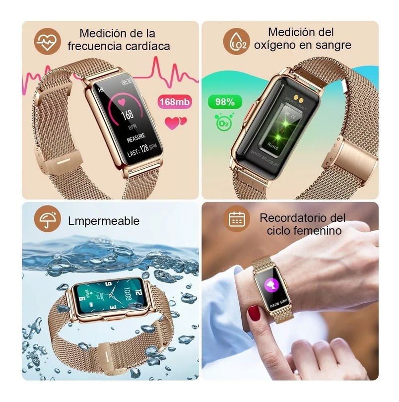 Relógio Smartwatch Smart Band Bluetooth Inteligente Feminino - Imagem 7