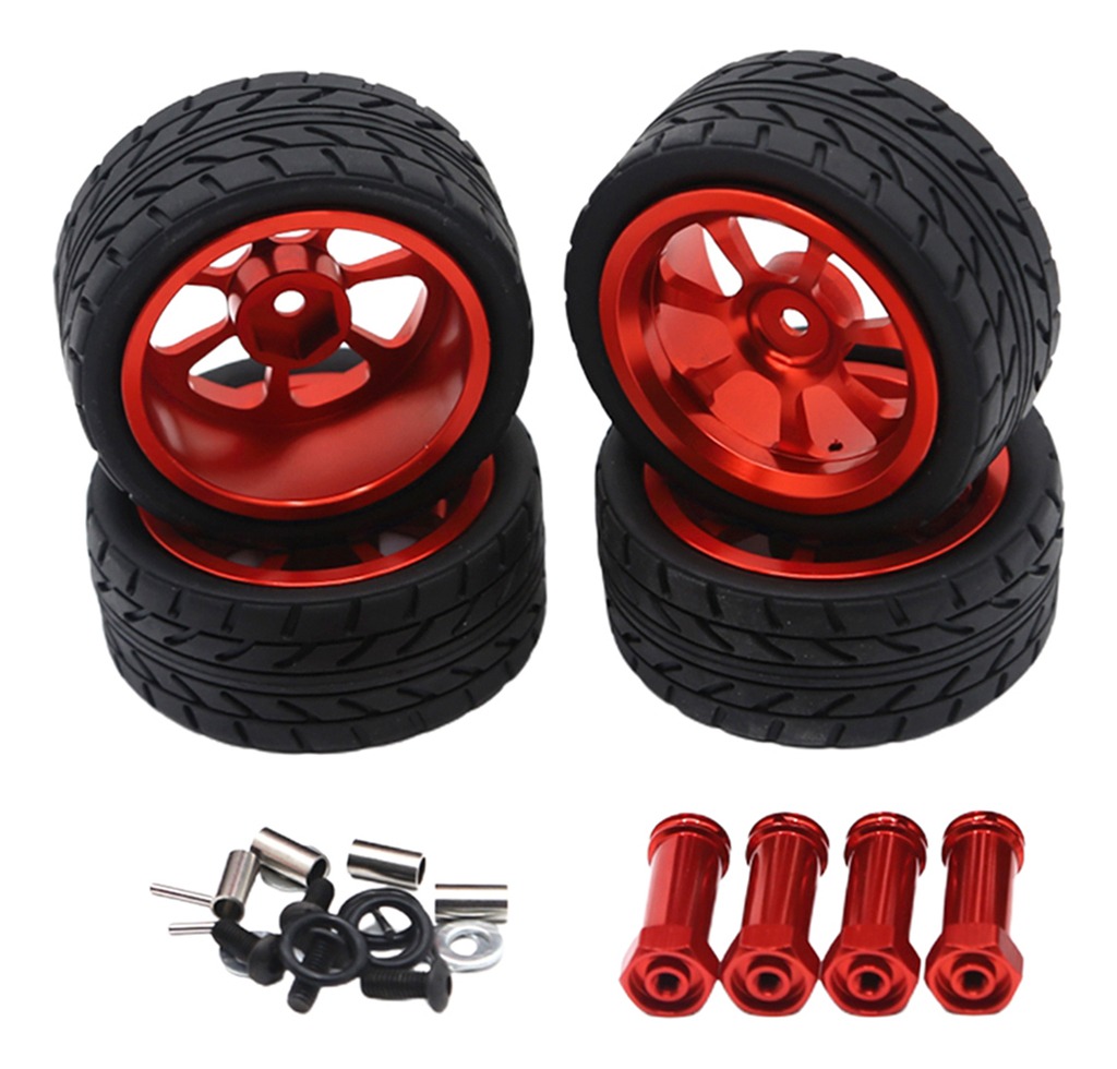 4 Peças 1/14 Rc Car Pneus Para Wltoys 144001 Com 12mm - Imagem 18