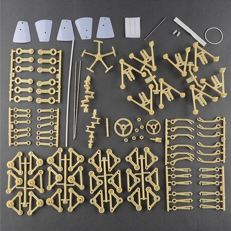 Modelo De Montagem Diy Da Walker Strandbeest Movido A Vento - Imagem 2