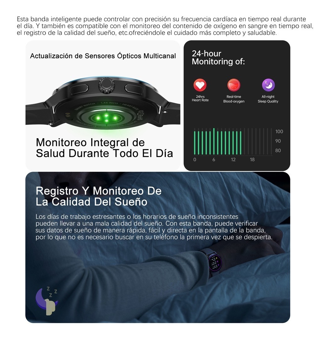 Smartwatch Para Homens E Mulheres, Esportes, Fitnes - Imagem 19