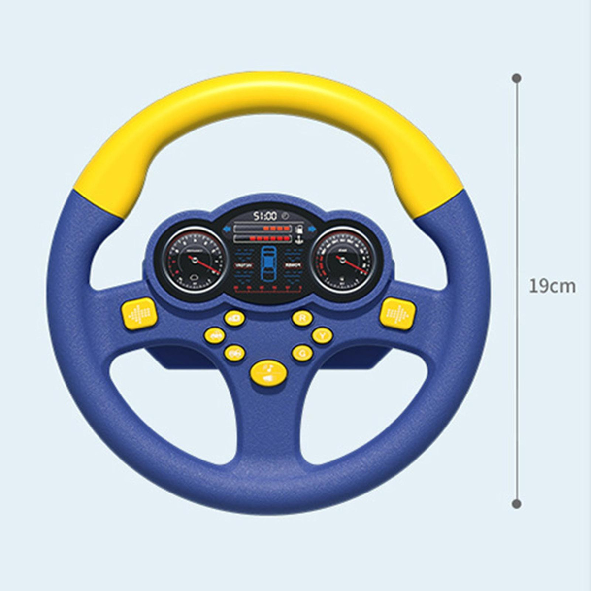 Brinquedo Infantil De Simulação De Volante De Carro Com - Imagem 9