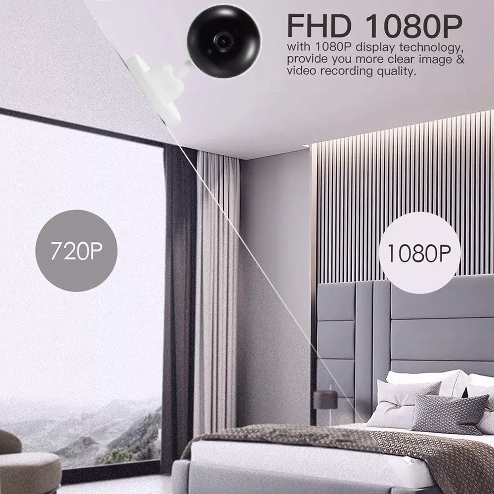 Câmera De Segurança Doméstica Monitor De Bebê Wifi Qweasd - Imagem 8