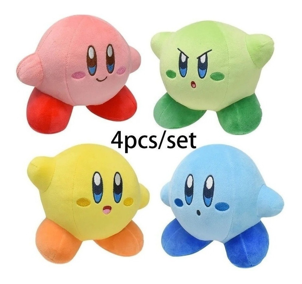 Boneca De Pelúcia Kirby De 4 Peças Para Presente Infantil, 1
