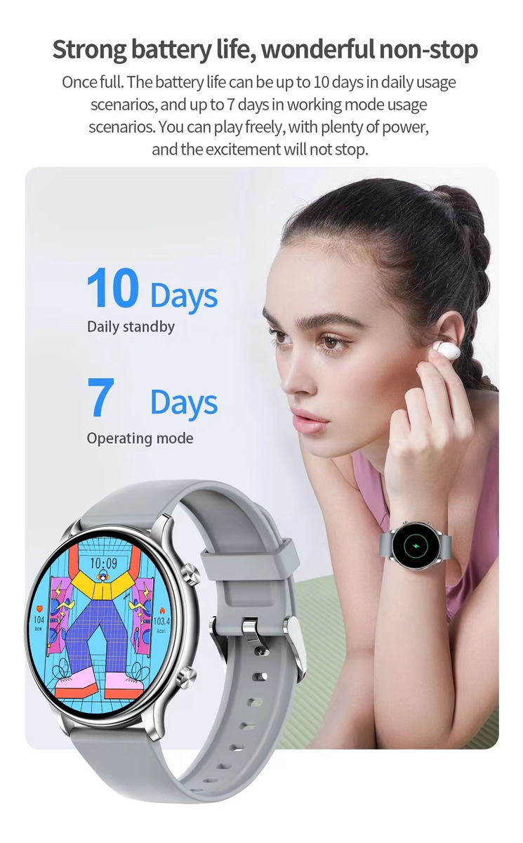 Para Xiaomi Huawei Smartwatch Para Mulheres Ultrafino - Imagem 6