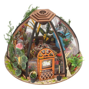 Kit De Bonecas Em Miniatura Diy Casa De Madeira Para Jardim