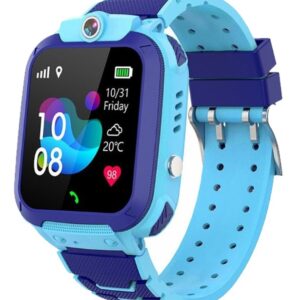 Azul Smartwatch De C/localizador Lbs/llamada Sos P/crianças