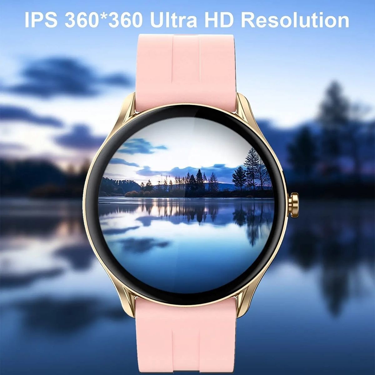 Smartwatch Para Mulheres Homens Fitness Tracker Wat - Imagem 6