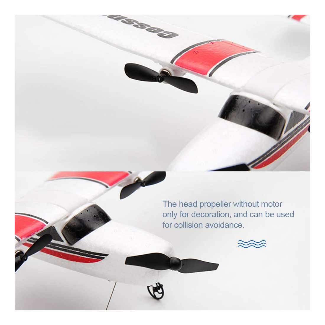 Brinquedos Voadores De Avião Ao Ar Livre Rc Airplane Para Cr - Imagem 3