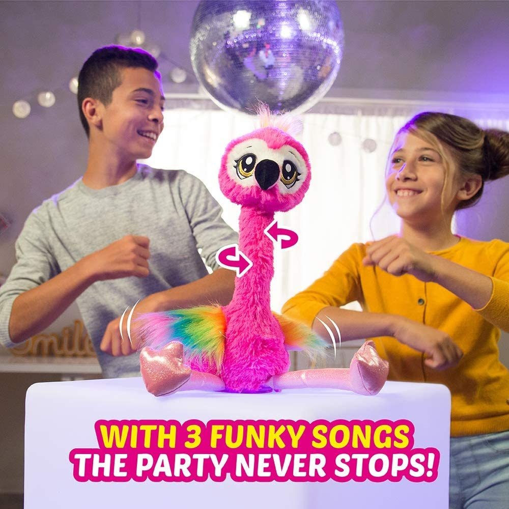 Animais De Estimação Vivos Frankie The Flamingo Pink 15 Inte - Imagem 4