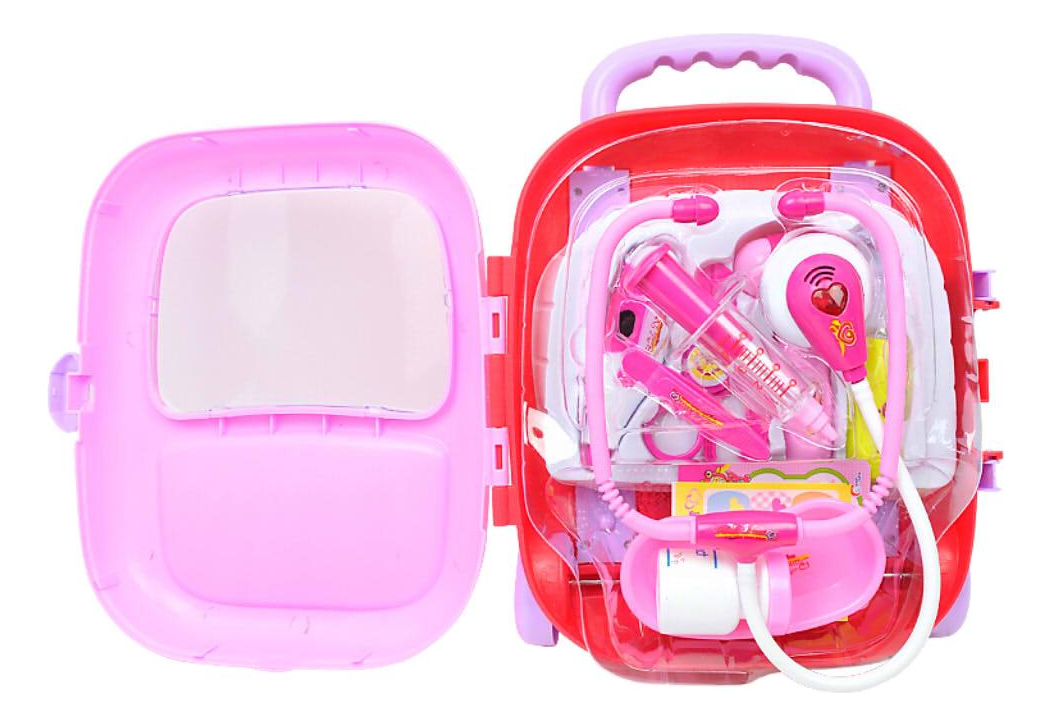 Enfermeira Doutora Brincando Estojo Brinquedos Com Luz E Som - Imagem 7