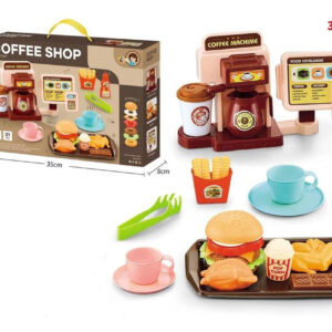 Kit 31 Cozinha Infantil Brinquedo Máquina Café +frango Frito