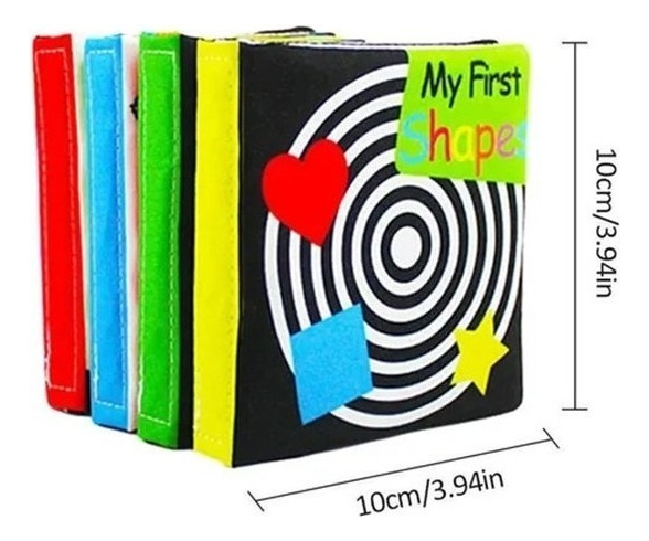 4pcs É Adequado Para Livro De Pano De Estudo Recém-nascido - Imagem 3