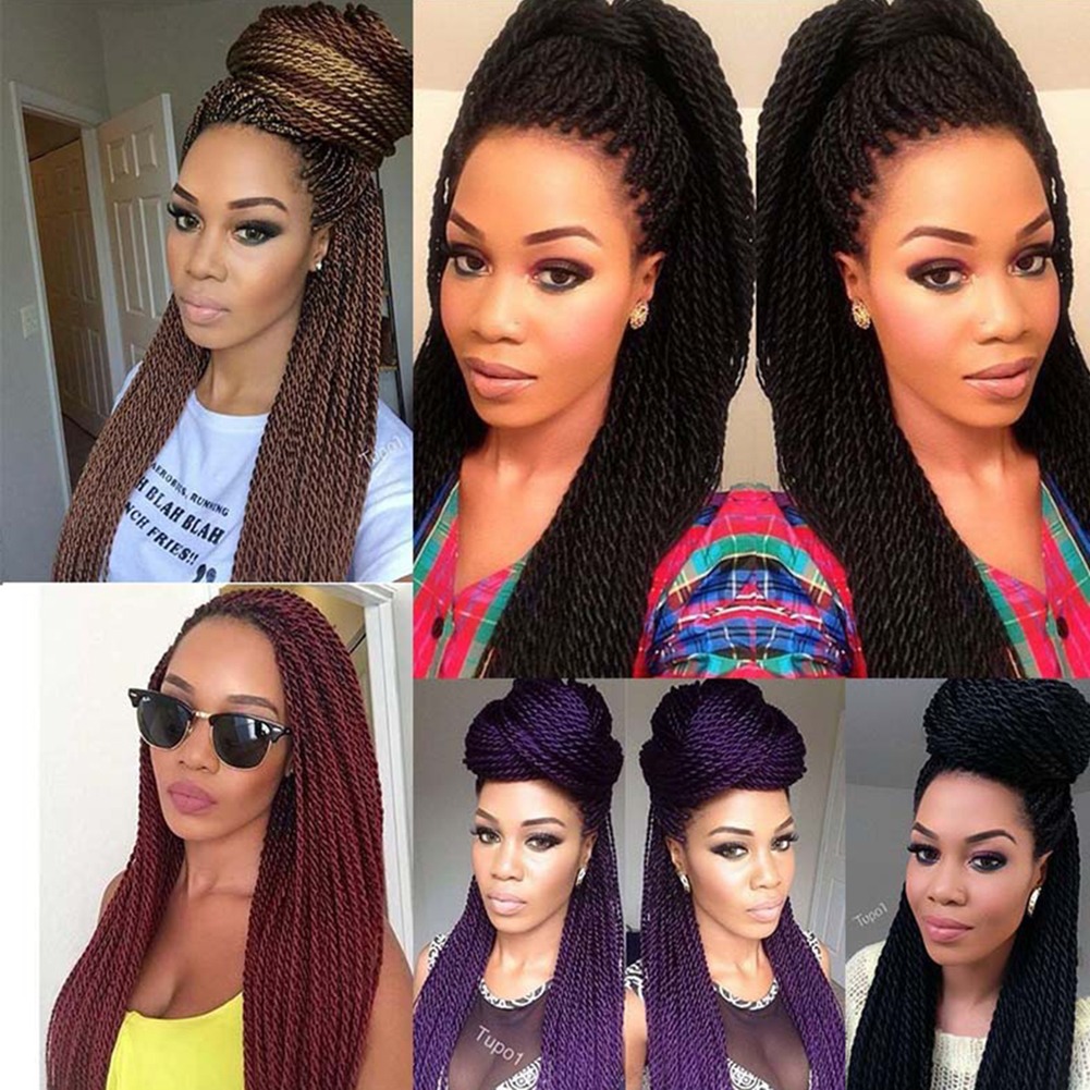 22 Polegadas Primavera Twist Dreadlock Peruca Africano Peruc - Imagem 4
