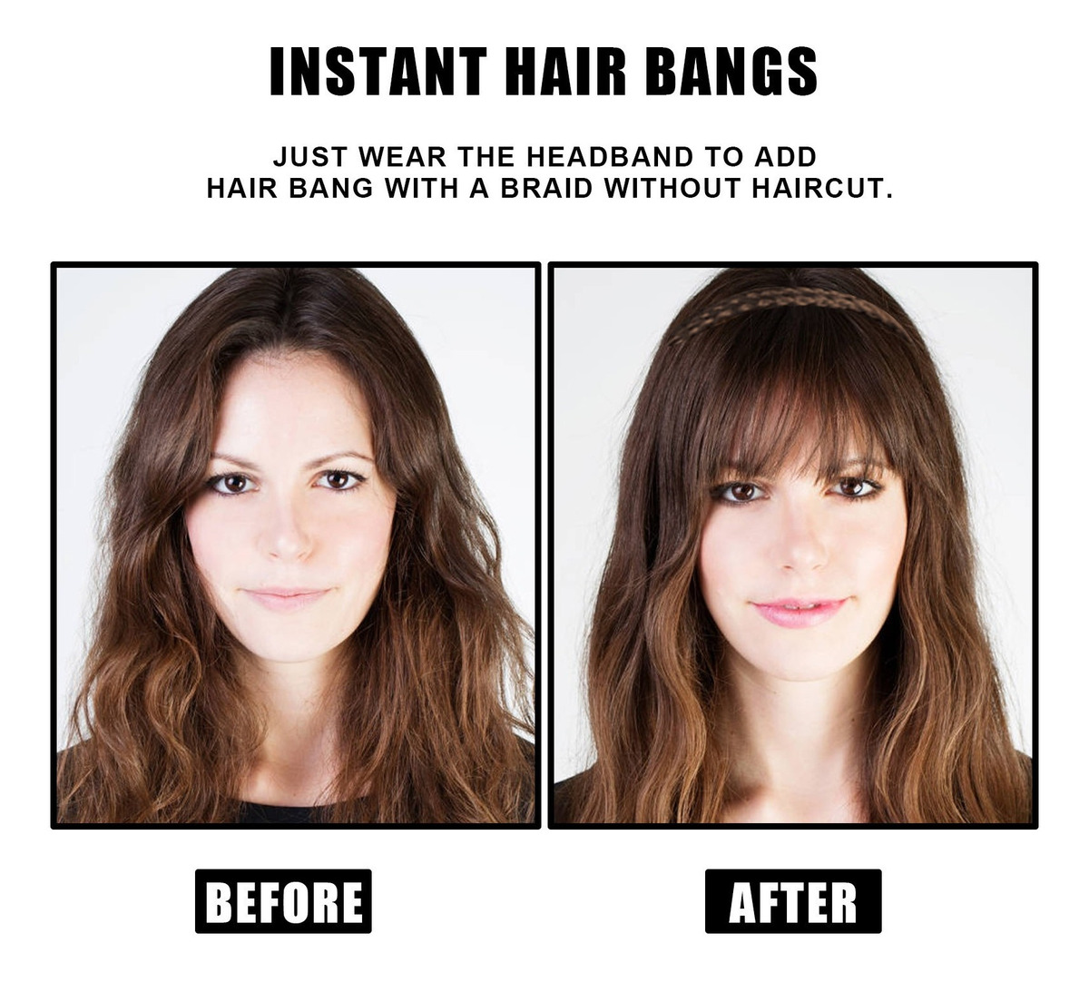 Peruca Pretty Girls Clip On Clip No Cabelo Dianteiro Franja - Imagem 9
