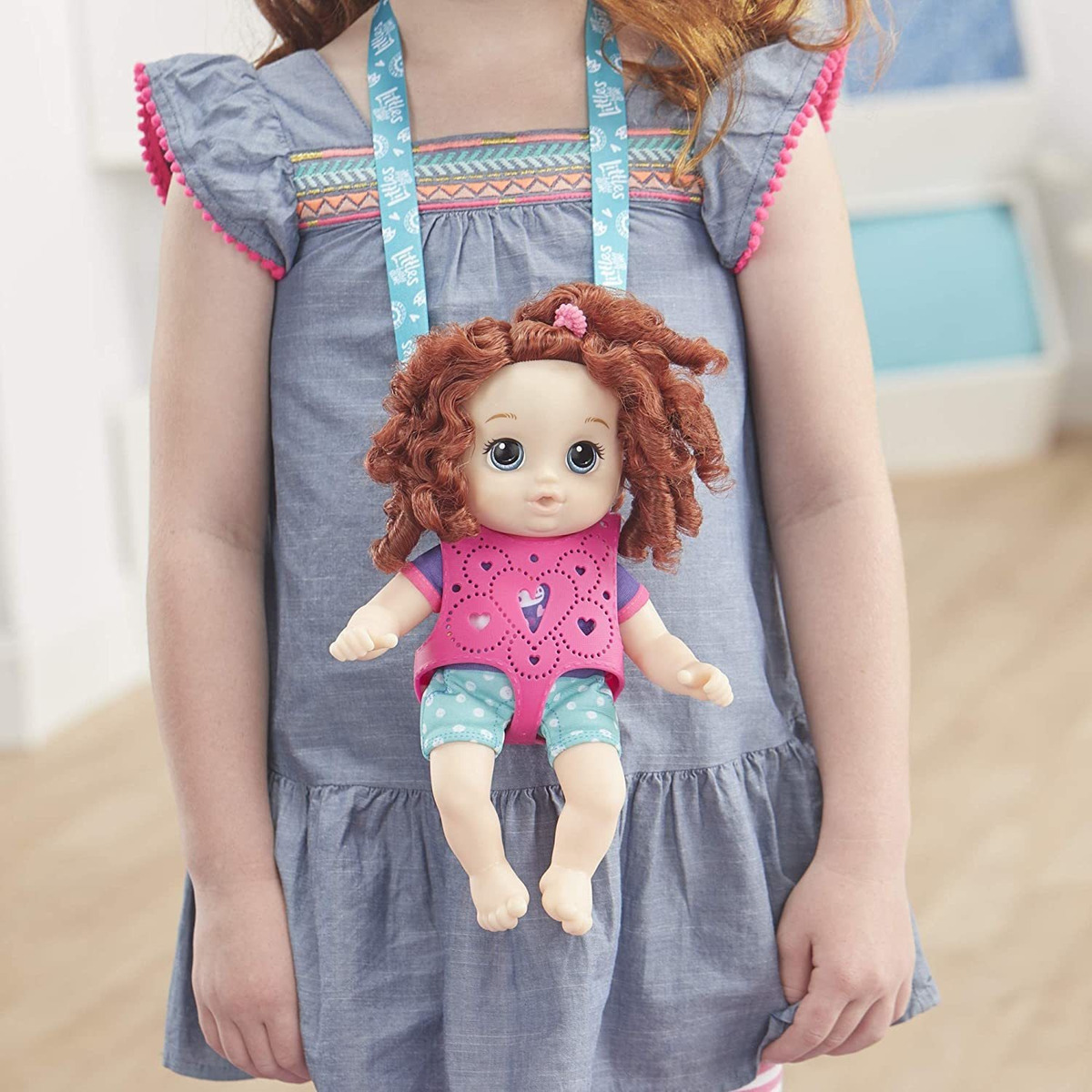 Littles By Baby Alive Carry N Go Squad Little Zoe Vermelho E - Imagem 5