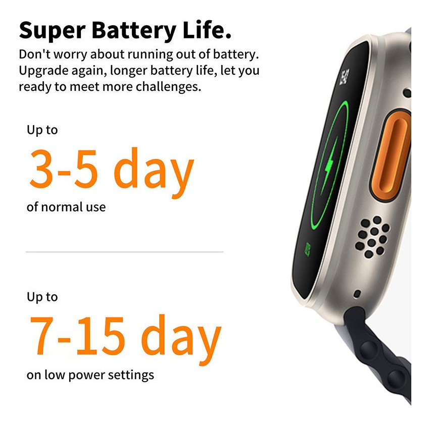 Venda Imperdível Iwo Mt8 Ultra Smart Watch Com Nfc - Imagem 3