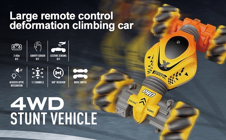 Carro De Brinquedo De Indução Por Gestos Mini Stunt Twist Ca - Imagem 12