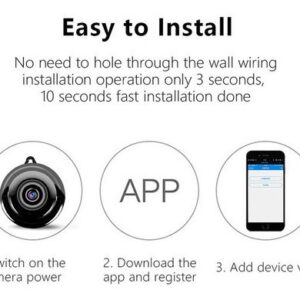 Mini Wifi Câmera Sem Fio Grava Detecção De Movimento + Vídeo