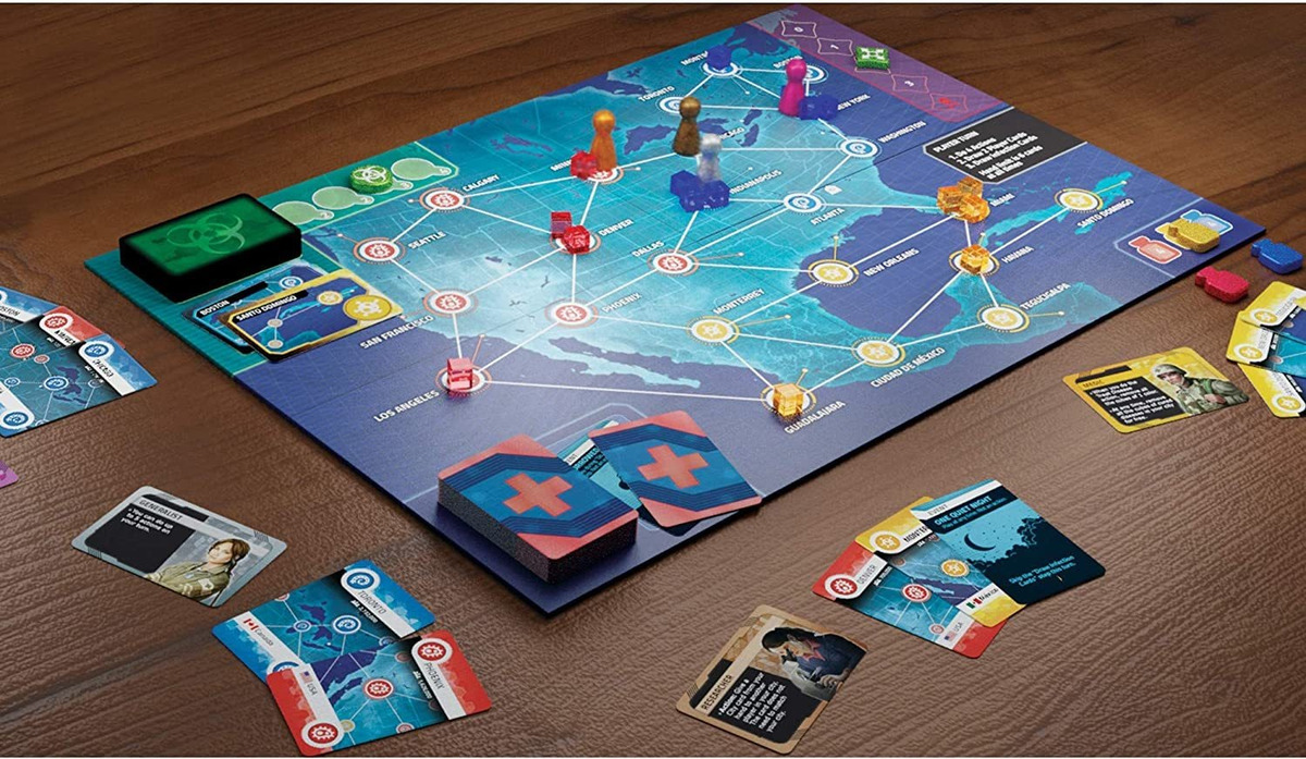 Pandemic Hot Zone Jogo De Tabuleiro Da América Do Norte Jogo - Imagem 3