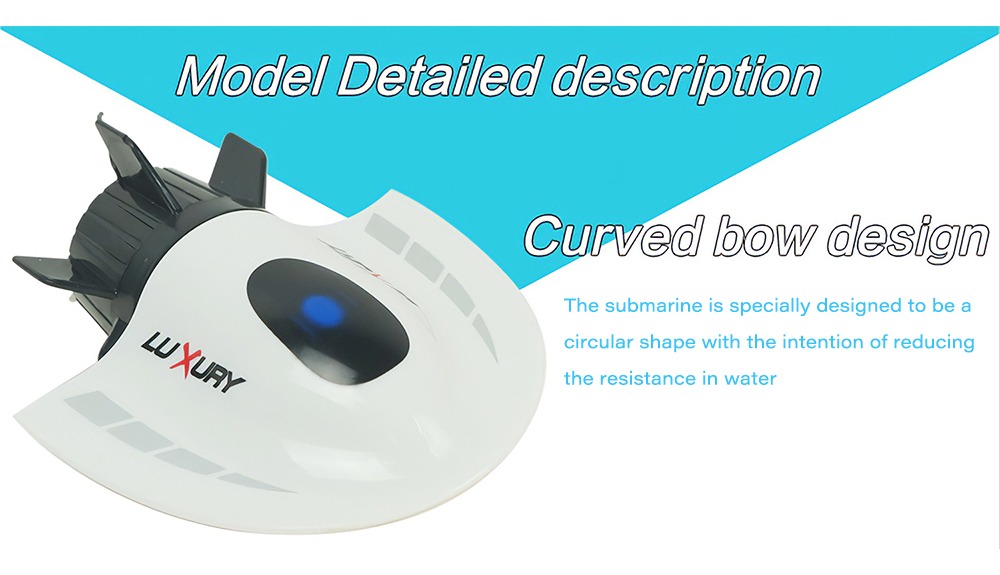 Criar Brinquedos Mini Rc Submarino Barco Rc Toy Controle Rem - Imagem 4