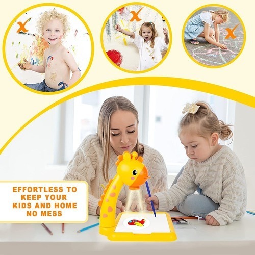 Mesa De Projetor Infantil Inteligente Com Luz E Música Apare - Imagem 5