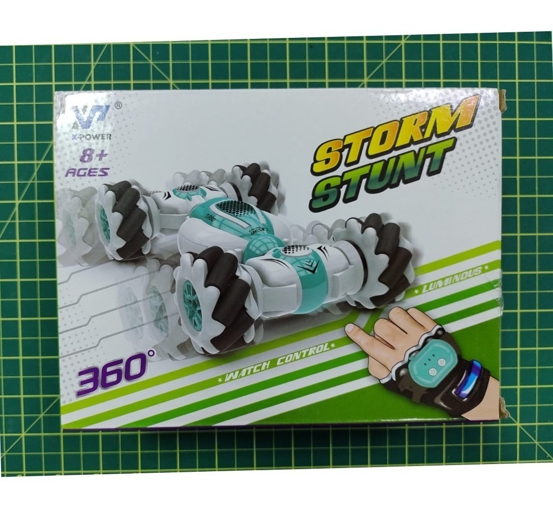 Carrinho Carro Controle Remoto S-012 Rc Storm Stunt 360º - Imagem 2