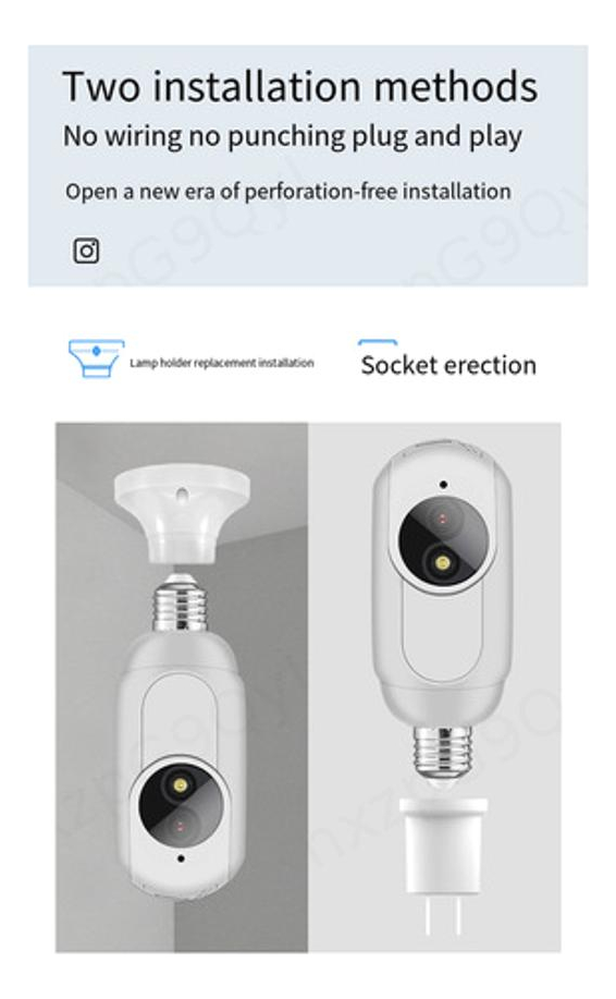 Câmeras De Vigilância Wi-fi Inteligentes Smart Home Mini Câm - Imagem 6
