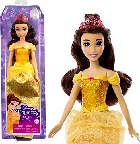 Bonecas Disney Princess, Novas Para 2023, Moda Belle Posable - Imagem 2