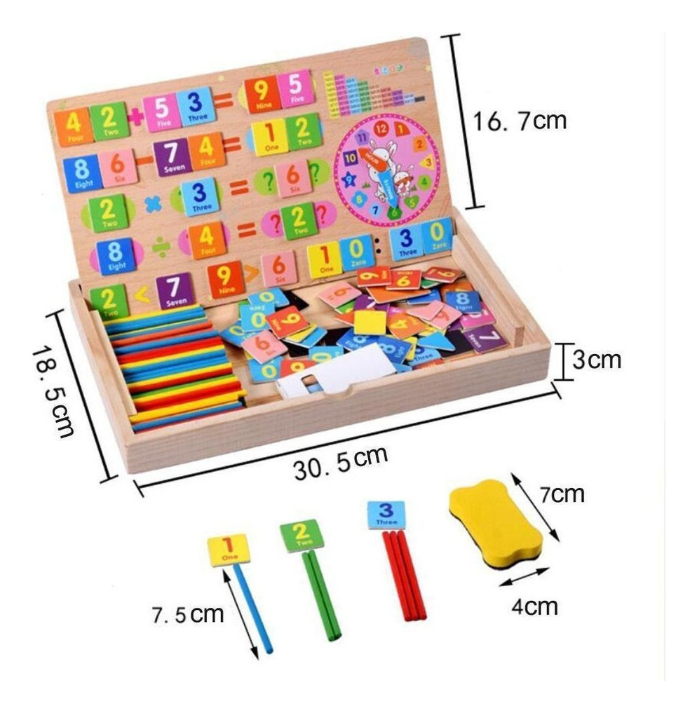 1set Contagem Sticks Auxiliares De Ensino De Matemática - Imagem 10