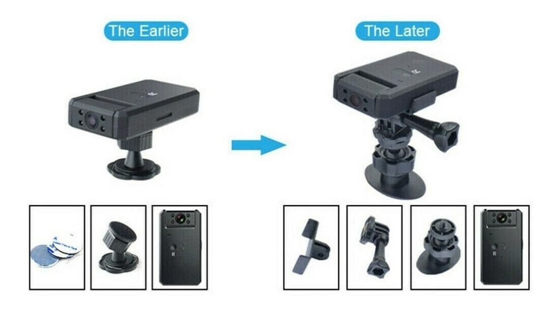 Câmera Espiã Oculta Ip Inalámbrica 4k Hd Mini Wifi Câmera De - Imagem 3