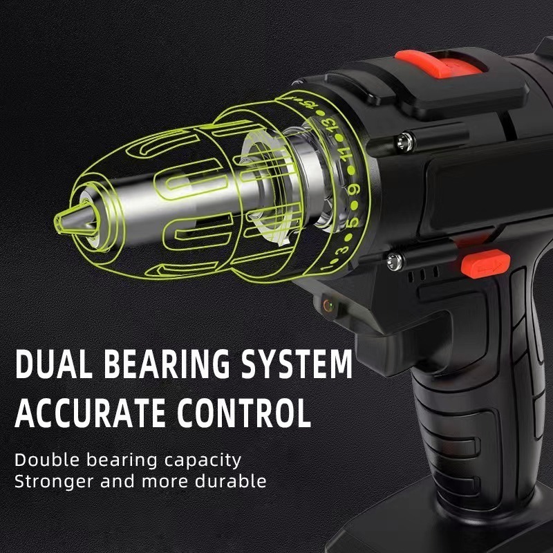 Furadeira Impacto Profissional Furadeiras 48v 2 Baterias - Imagem 3