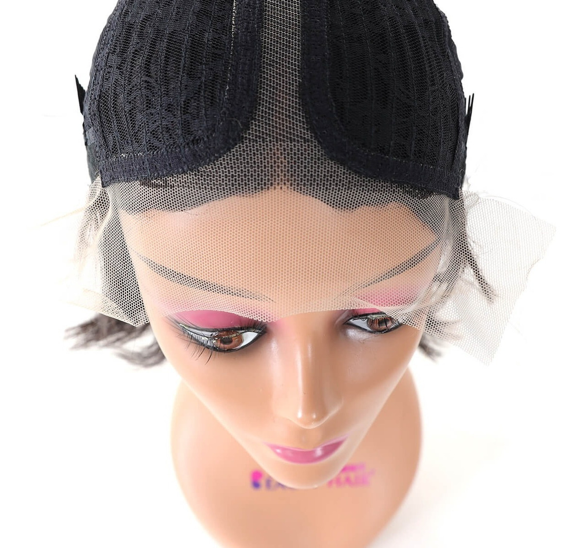 Peruca De Renda 30cm Reta De Cabelo Humano Brasileiro - Imagem 6