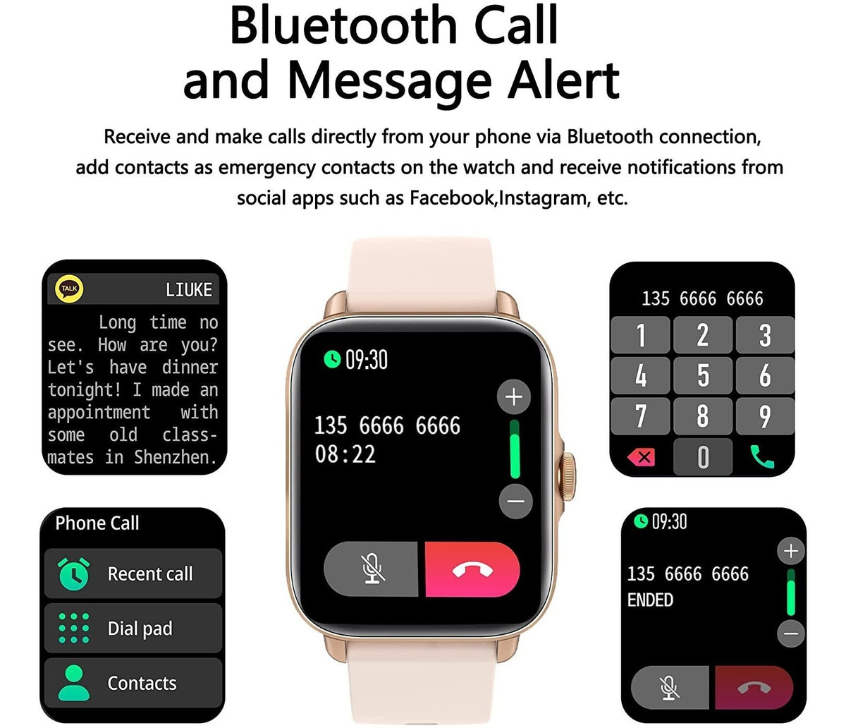 Smart Watch Smartwatch Fitness Tracker Para Android E Ios - Imagem 6