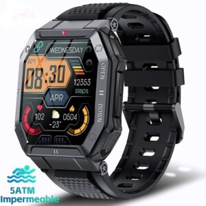 Smartwatch À Prova D'água 5atm 1,85 Ips Para Homens