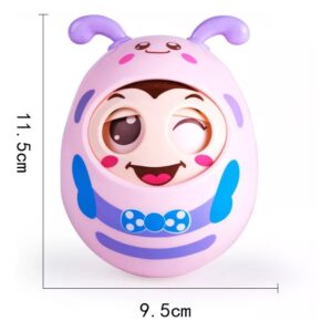 Brinquedo Infantil Roly Poly De Silicone Rosa