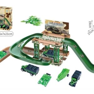 Kit 19 Pista De Carrinhos De Brinquedo Infantil Verde