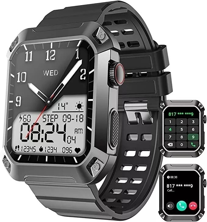 Smartwatch Militar Masculino (atender/ligar) - Imagem 17