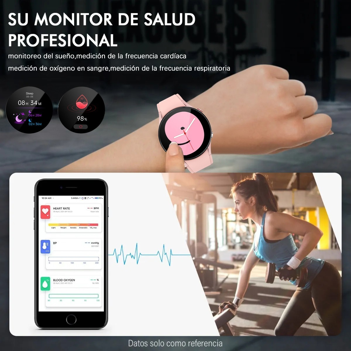 Bluetooth Smart Call Watch Relógio De Pulso Esportivo Relógi - Imagem 11