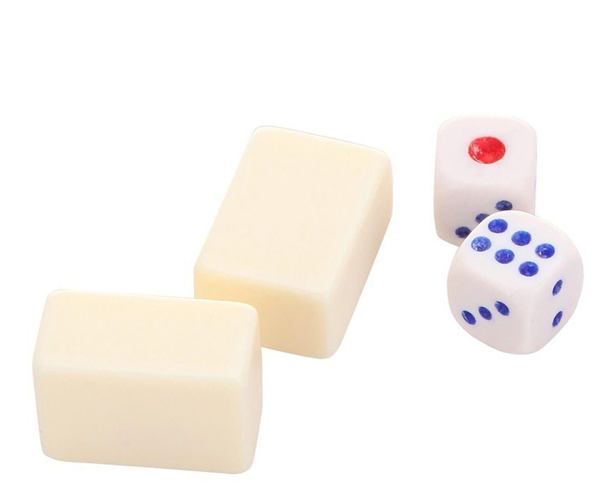 Conjunto Portátil De Mahjong Com De Armazenamento Para - Imagem 8