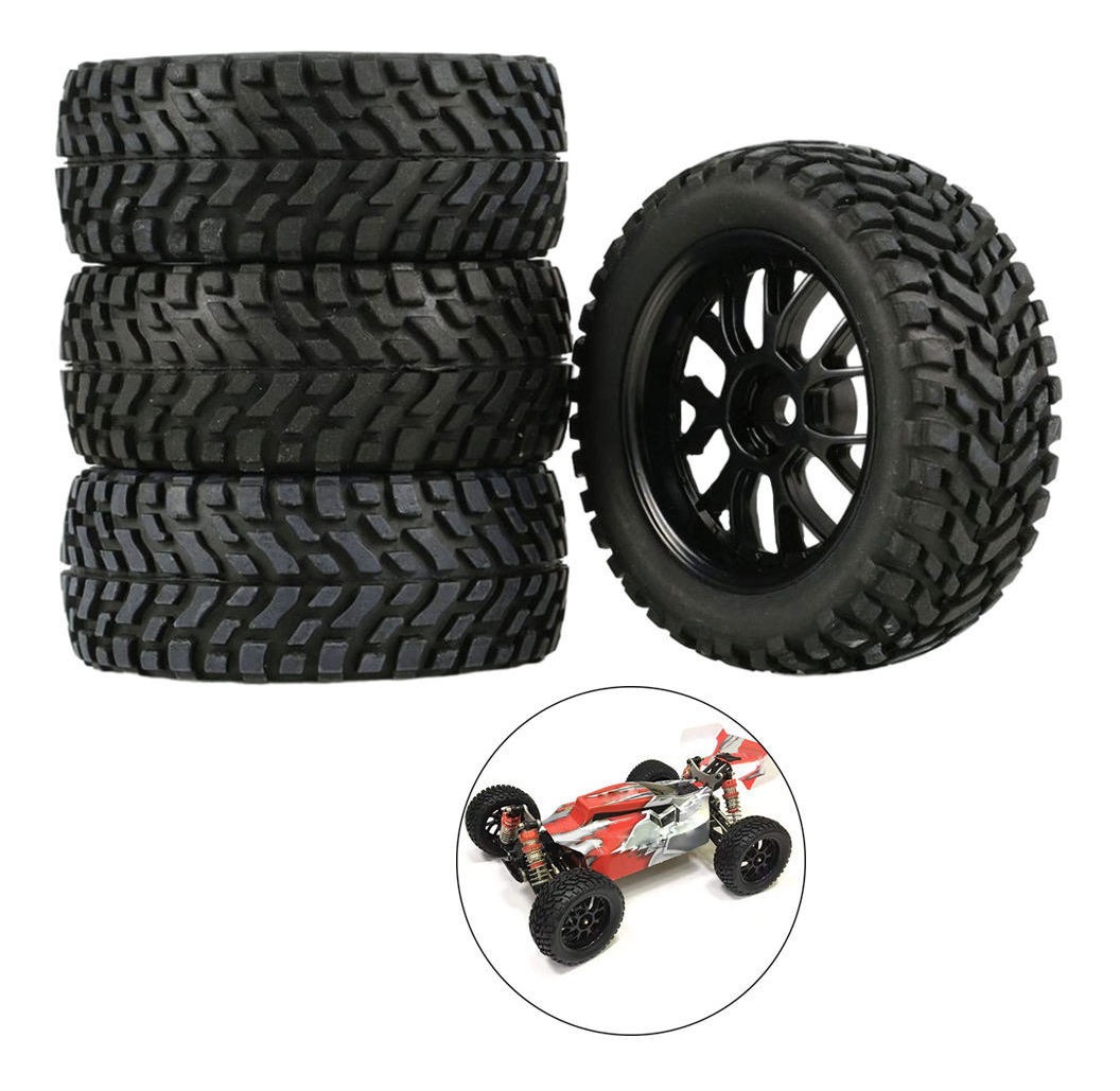 Conjunto De Aro De Pneu 2x Rc Para Wltoys 144001 - Imagem 7