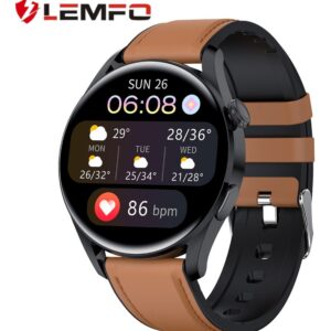 Temperatura Corporal Do Smartwatch Esportivo Lemfo