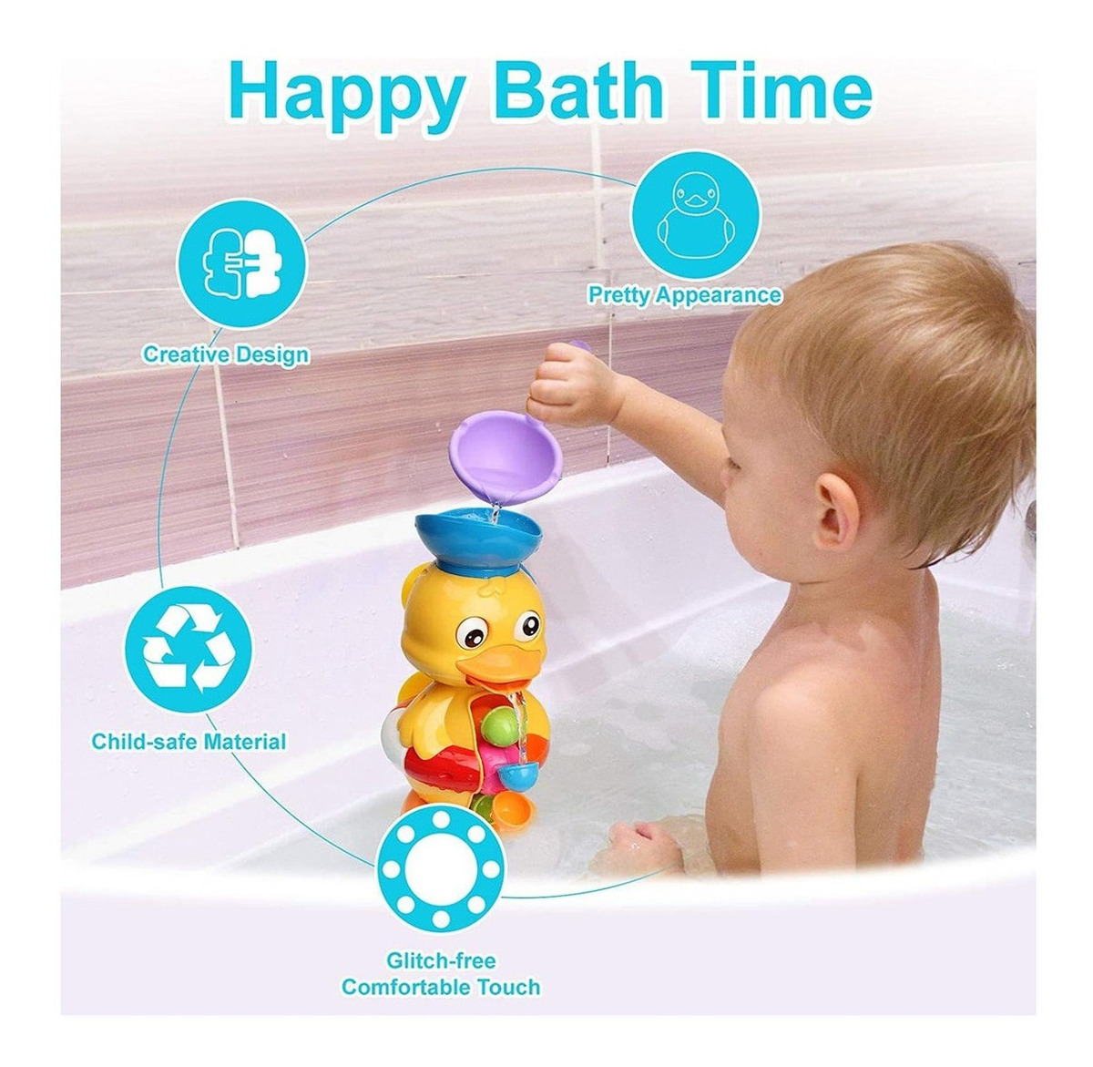 Lazhu Brinquedos De Banheira De Banho Para Crianças - Imagem 4